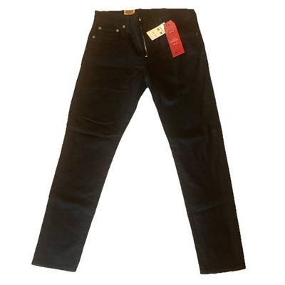 Levi's 512 Slim Taper Stretch Comfort Black Denim Jeans 30 x 30 New with Tags