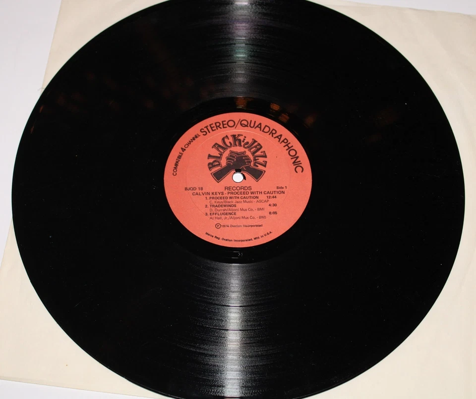 Calvin Keys Proceed with Caution MEGA Rare Jazz Funk Vinyl ONLY Record NO COVER! - Bild 3 von 4