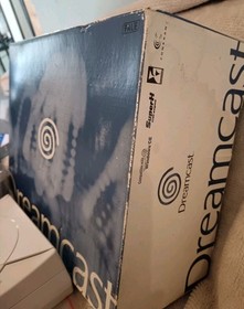 Opened Unused Dreamcast Console Bundle with Sealed Games and Discs Boxed