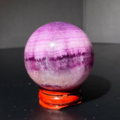 171g Natural Fluorite Crystal Ball Sphere Polished Mineral Energy Healing Reiki