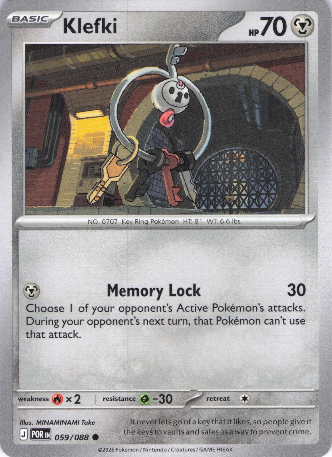 ME03: Perfect Order #059/088 Klefki