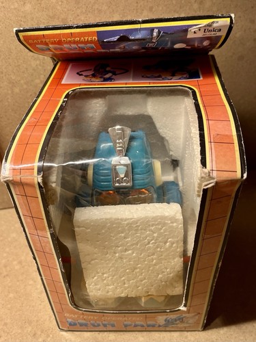 Vintage Drum Parade Robot battery operated Super Toys China 1987 with box - Photo 10/10
