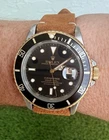 1985 Rolex Submariner 16803 18K Gold Two Tone Black Original Dial Automatic
