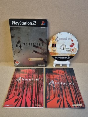 Resident Evil 4 Sony PlayStation 2 PS2 Steelbook + Anleitungen Getestet Deutsch