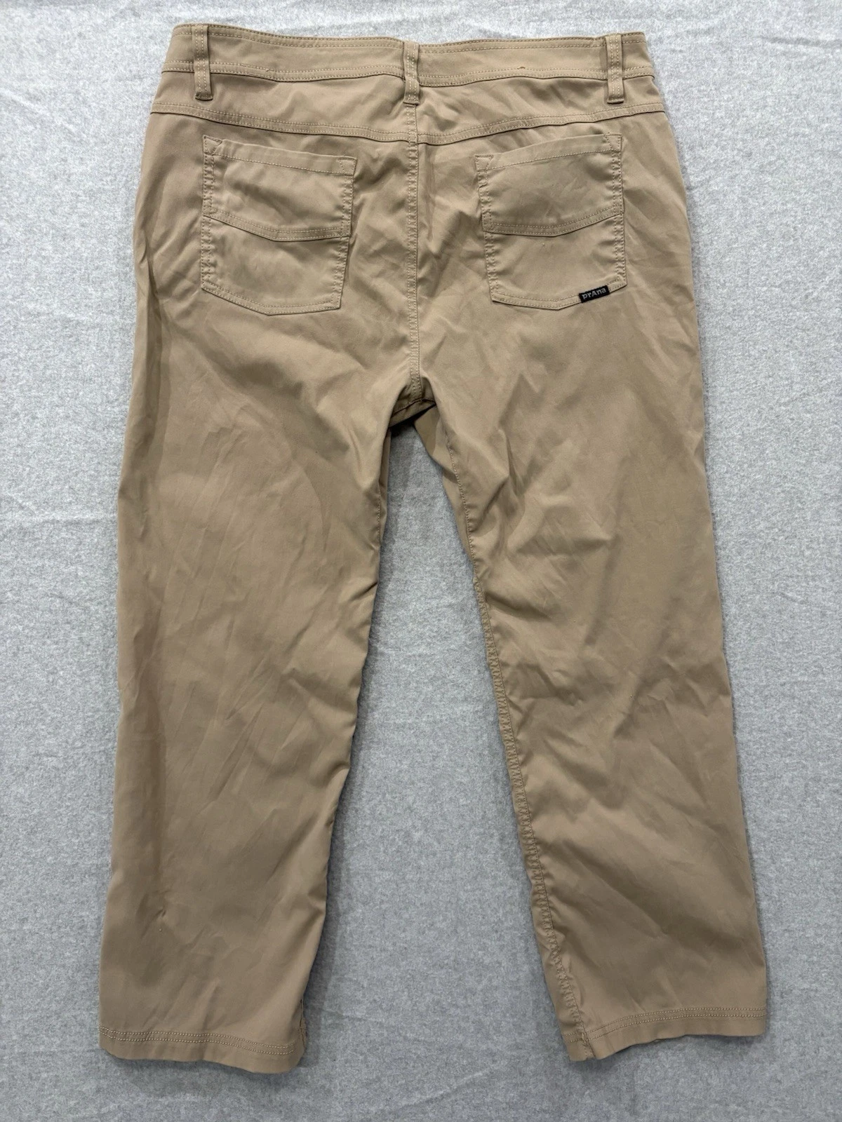 PrAna Pants Mens 36x32 Brion Stretch Five Pocket Outdoor Hiking Beige