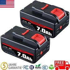 2Pack 20V 7Ah Lithium Battery Replacement for WA3551 WA3553 WA3551.1 For Worx