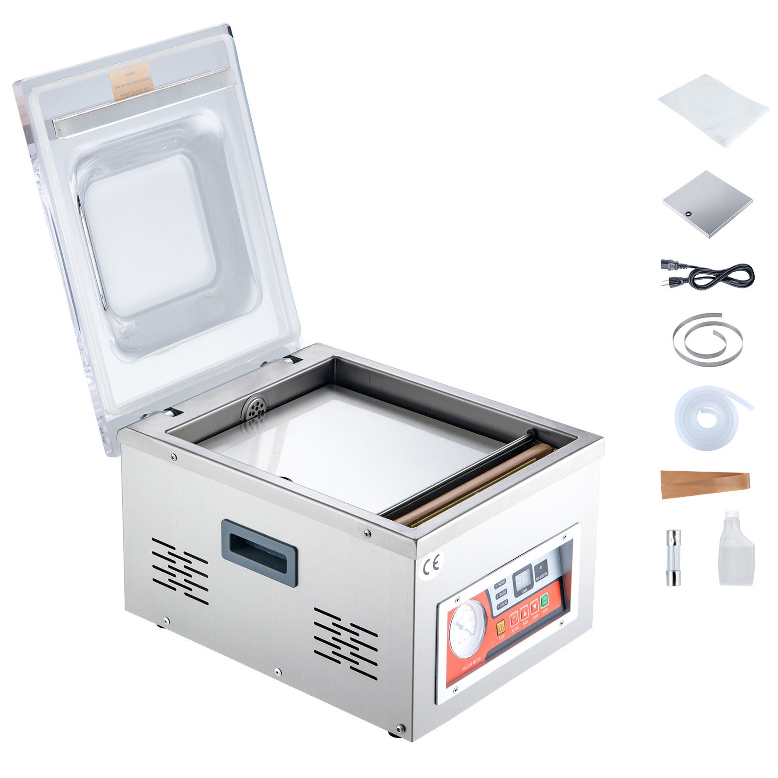 Uimoso Commercial Chamber Vacuum Sealer 260W Food Packing Machine for VacuumBags