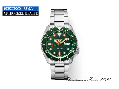 Seiko 5 Sports Green Dial New in Box SRPD63 | eBay