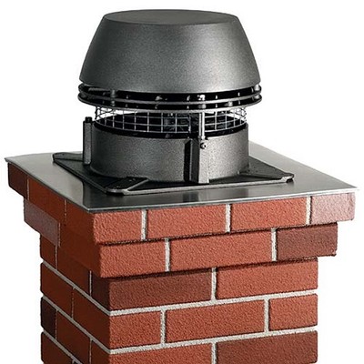 Chimney Fan Exhaust Booster Fireplace Insert Corn Wood Ebay