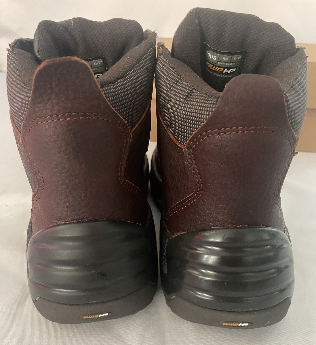 AWP HP Mens Boots Lowes Brown Leather Work Construction Anti  display picture 3