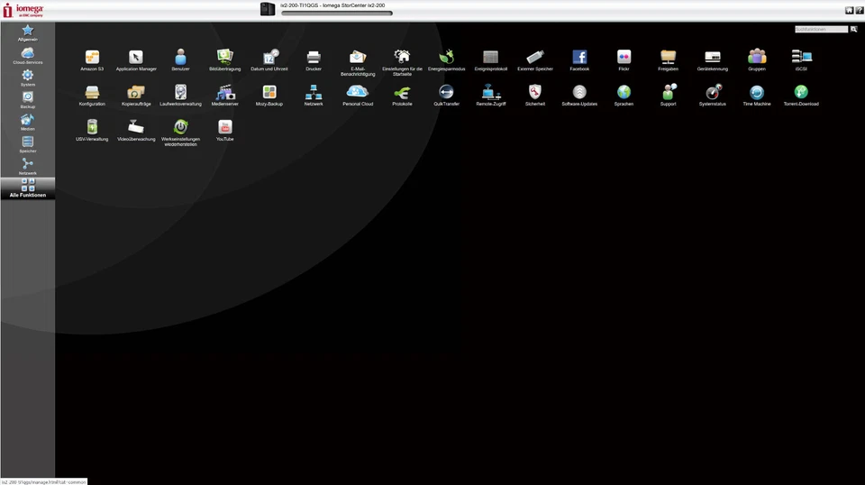 Iomega StorCenter ix2 / 2 TB / RAID JBOD  / NAS / Cloud Edition / Server - TOP - Bild 4 von 4