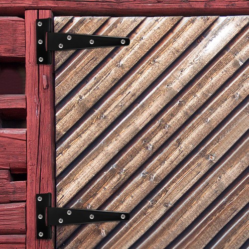 T-strap Shed Hinge Strap Hinges Gate Hinges Wooden Fences Gate Strap Hinge - Picture 9 of 9