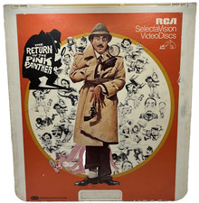 The Return of the Pink Panther CED VideoDisc 1982 RCA SelectaVision Peter Seller