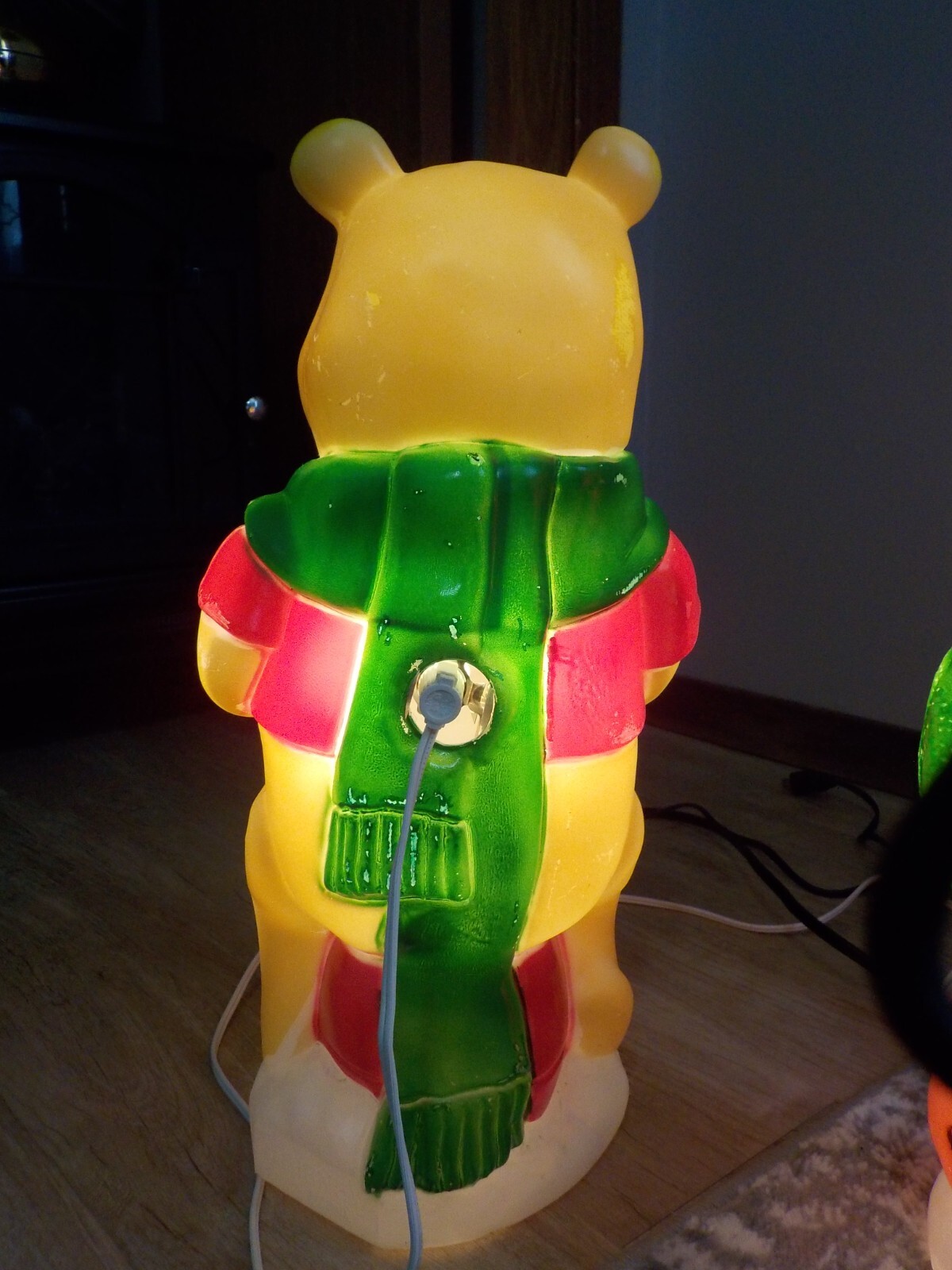 Vintage Blow Mold Disney Winnie Pooh and Tigger Lighted Christmas Decor