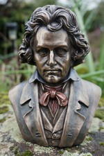 30209 FIGURINE STATUETTE  STATUE BUSTE BEETHOVEN  STYLE BRONZE  MUSIQUE DERNIER