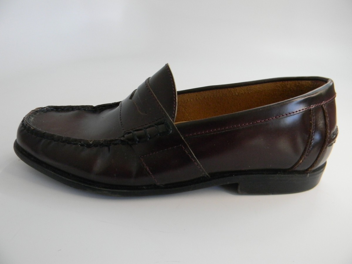 Mens Nunn Bush Burgundy Leather Upper Penny Loafer Shoes Size 9M Nunn Bush Men main image 4