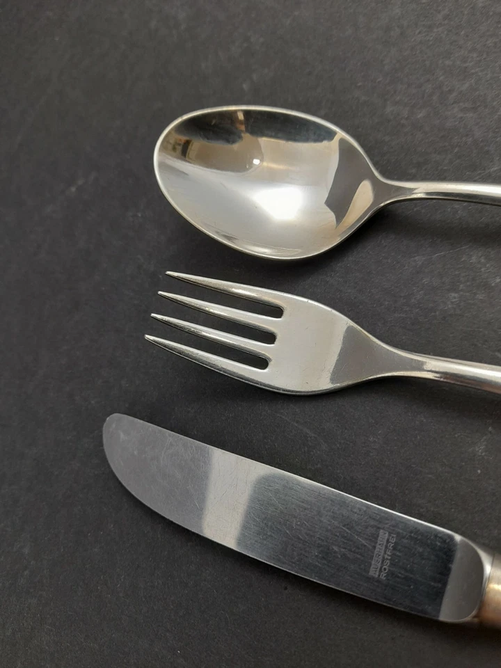 Kinderbesteck Auerhahn Besteckset 3tlg. Versilbert 90 Silberauflage mit Motiv - Bild 4 von 4