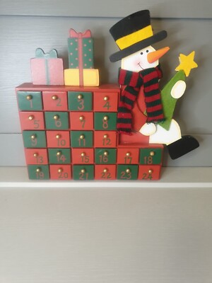 Adventskalenderbox aus Holz