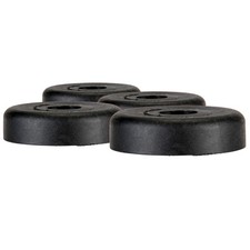 Four Pack Penn Elcom F1687 Rubber Cabinet Foot 1.5" Dia. x 0.375" H Heavy-duty