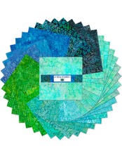 Essentials Jewels By Wilmington -Sea Stars Batiks 10 Karat Jewels/Layer Cake