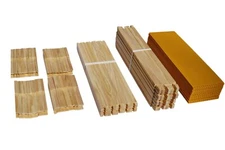 Bee Hive Langstroth 20 MEDIUM Frames Kit , 20 Frames+ Yellow foundation ,