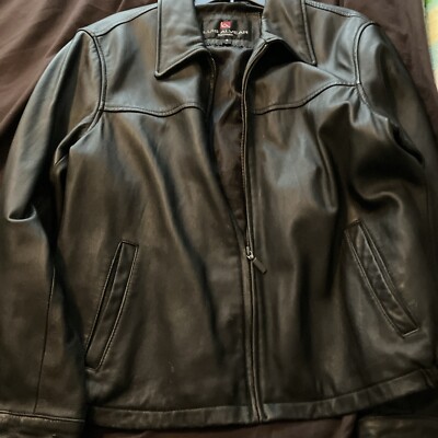 luis alvear leather jacket mens small | eBay