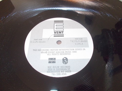EVENT Sequin NoTime IcePick Electro 331/3 RPM Vinyl 12" Record 1990 Roc Rulin' - Picture 8 of 10
