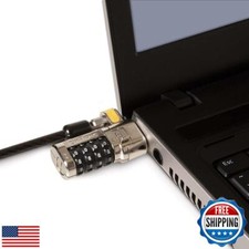 Kensington Clicksafe Combination Cable Lock for Laptops and Other Devices K6