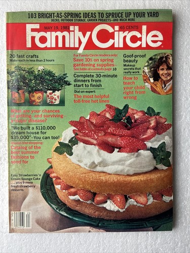 Family circle vintage magazine 1981 choose your issue - Picture 10 of 13