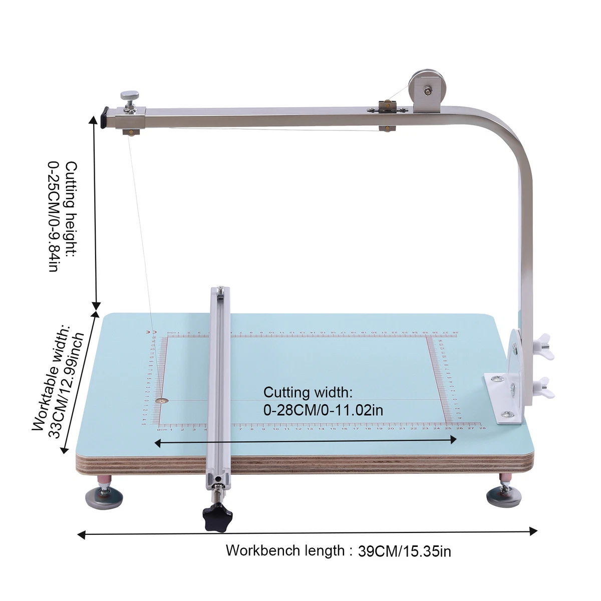 Electric Hot Wire Foam Cutter Table Styrofoam Cutting Machine Hand Tool  0-500°C