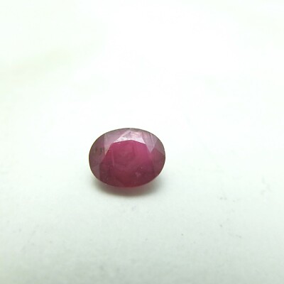 Loose 9.8x7.85mm Oval Natural Ruby