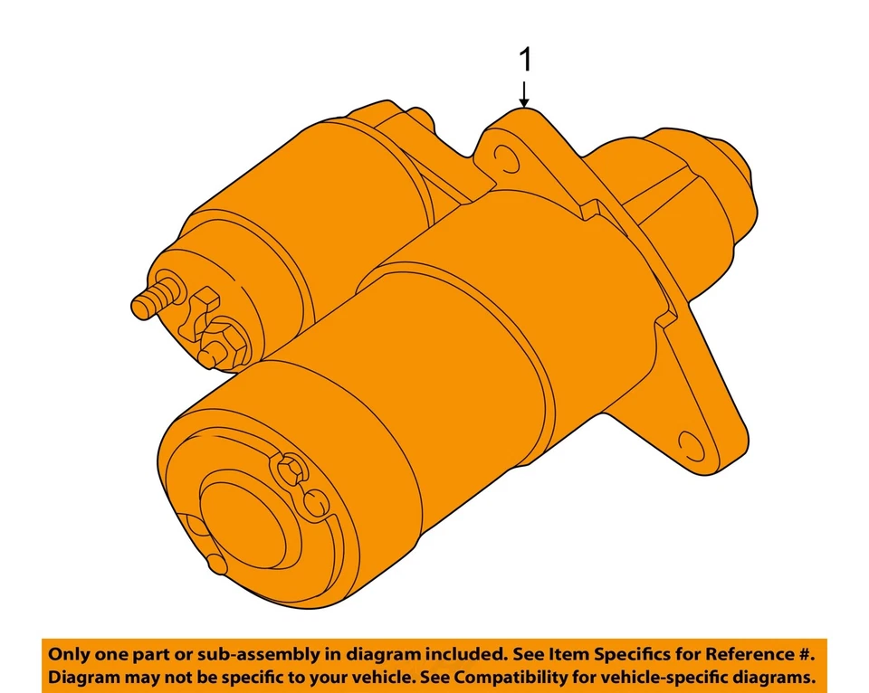 Motor de arranque usado se adapta a: Ford Excursion 2000 8-445 7,3 L diésel grado C Foto 3 de 4