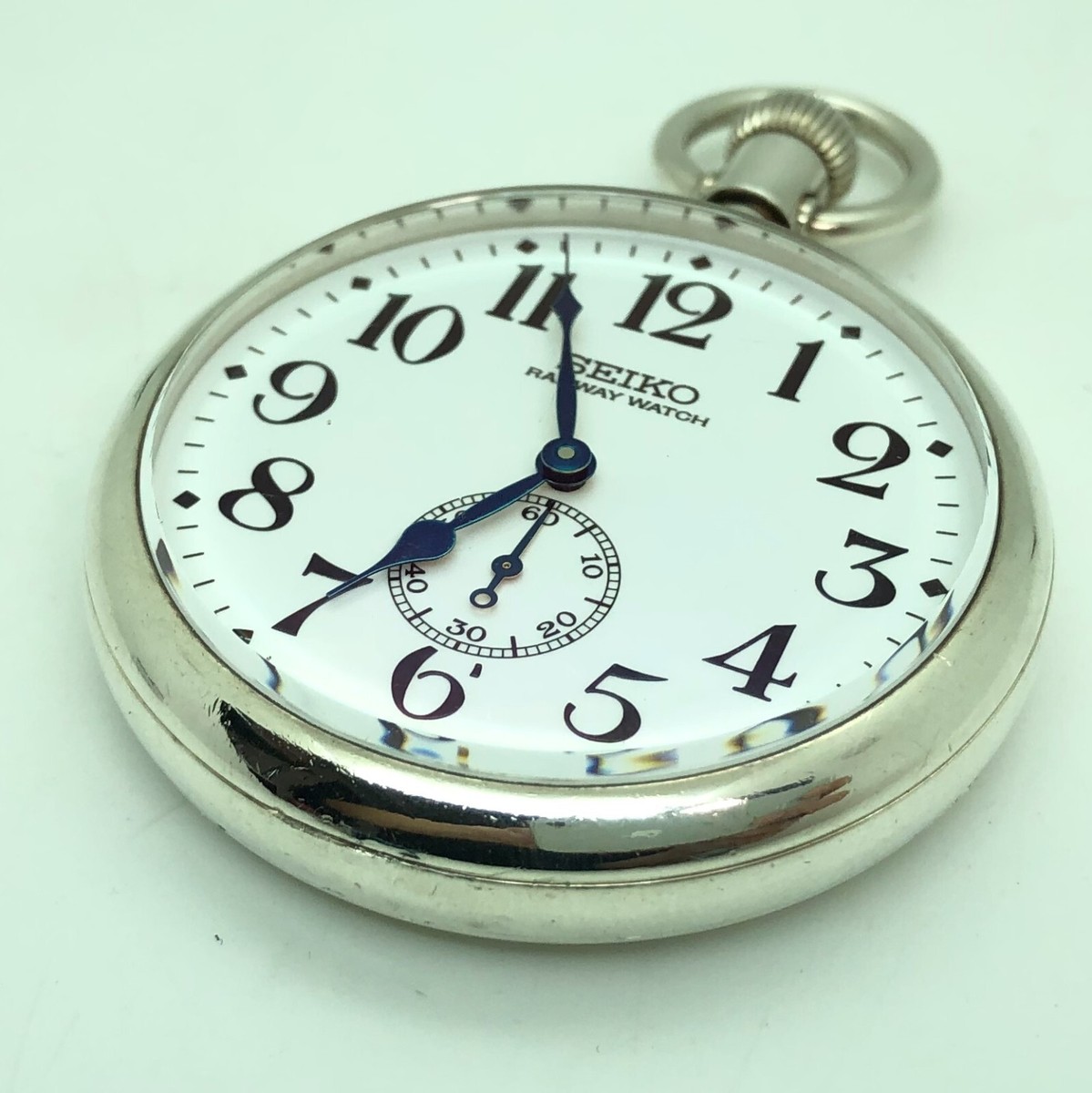 w1969] SEIKO RAILWAY WATCH 8L34-0010 SCVR001 Overhauled SV925