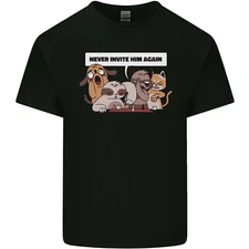 Sloth Board Games Funny Mens Light Cotton T-Shirt