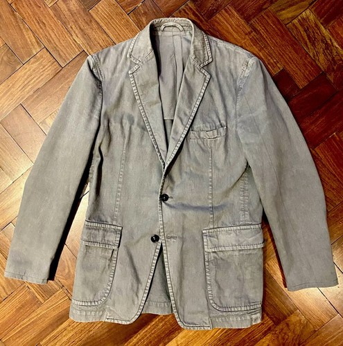 Blazer Femme Bleu Détaillé Maison Margiela 1 - Taille US S / IT 40 - Neuf Sans étiquettes