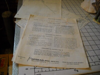 Spread-All E2. E3. E6 Compact Grain Spreader Instructions