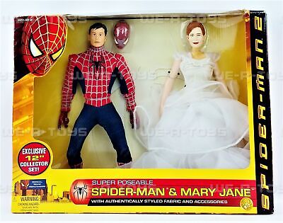 Spider-Man & Mary Jane 12 Collector Set Spider Man 2 2004 Toy Biz