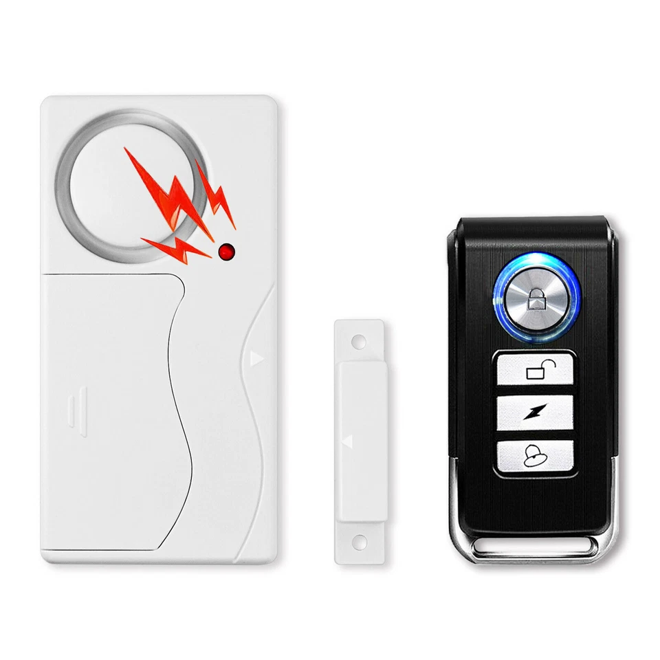 Fensteralarm Türalarm mit fernbedienung 110dB Alarmanlage Einbruchschutz Funk - Bild 2 von 4