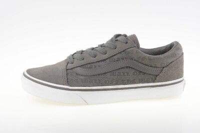Vans Old Skool Low ''OFF THE WALL'' Grau 751505 Junior Kinder Sneaker Gr. UK 3
