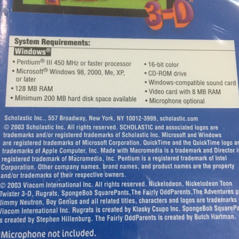 Scholastic Toon Twister 3-D PC CD-Rom Windows - Image 4 of 4