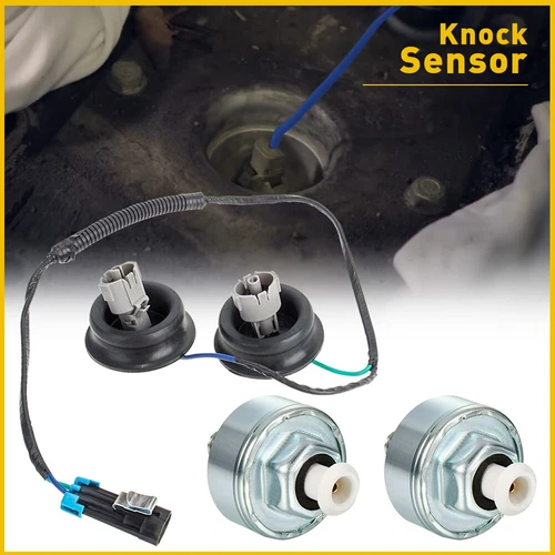 2x Knock Sensors with Wiring Harness 10456603 12601822 for Chevy Silverado C5 C6 - Picture 6 of 8