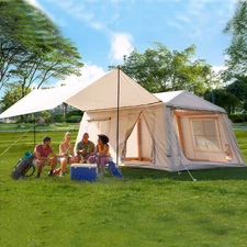 ABORON Inflatable Tents for Camping 117 Sq Blow Up Tent Portable Air Cabin Tent