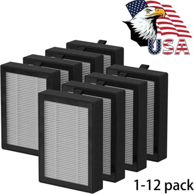 1-12 Pcs LV-H128 Replacement Filter For LEVOIT LV-H128 / PUURVSAS (HM669A)