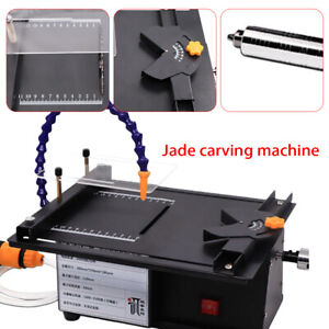 7-speed adjustable 110V Gem Jade Cutting Carving Polishing Milling Machine USA