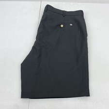 Peter Millar Shorts Men's Size 42 black flex Performance Salem Golf Crown Sport