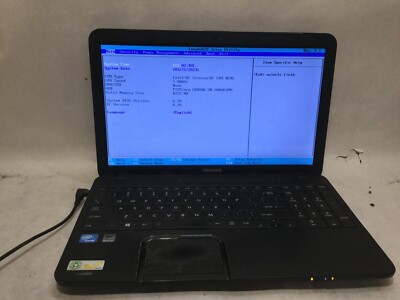 T. Satellite C855-S5347 / Intel Core i3-6100U @ 2.30GHz / (MISSING PARTS!) -MR