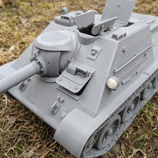 1/16 3d printed RC tank Soviet SU-85 Tank Destrpyer | eBay