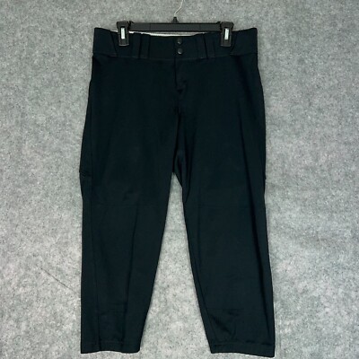 Under Armour Men Football Pants Extra Large Black White Snap