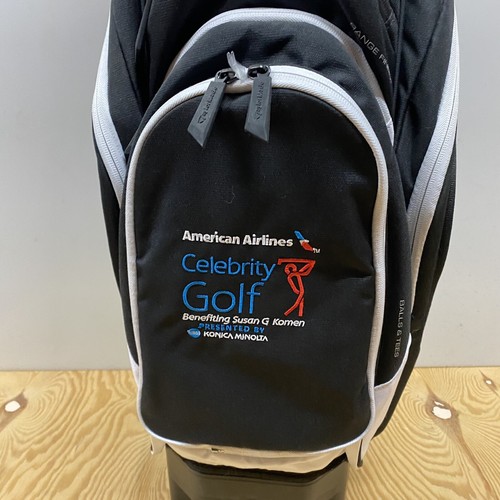 TaylorMade TM14 Custom Catalina 14-Way Golf Cart Bag Black White w/Rain Cover - Picture 2 of 11