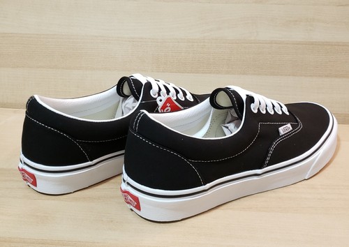 Herren VANS ERA Classic Schwarz Weiß Sportschuhe Skate Sneaker Old Skool NEU - Bild 9 von 11